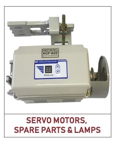 Artisan Sew Servo Motors, Spare Parts, Lamps