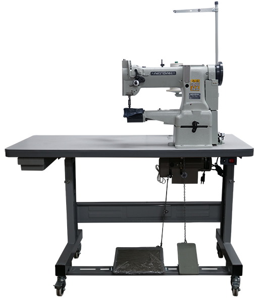 The Artisan EA-9DB Darning & Mending Lockstitch Machine is for all types of medium to heavy-weight materials including Cloth, Vinyl, Leather, Canvas, Denim.